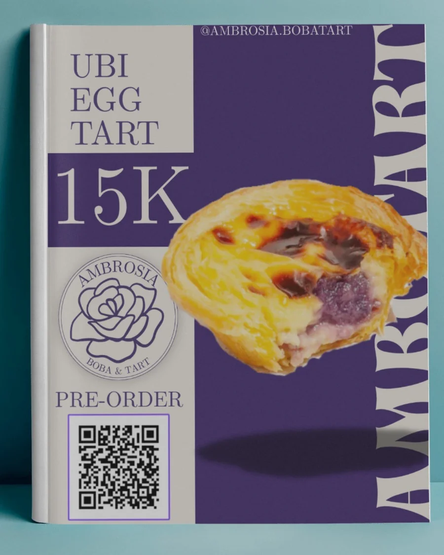 Ambotart – Ubi Egg Tart